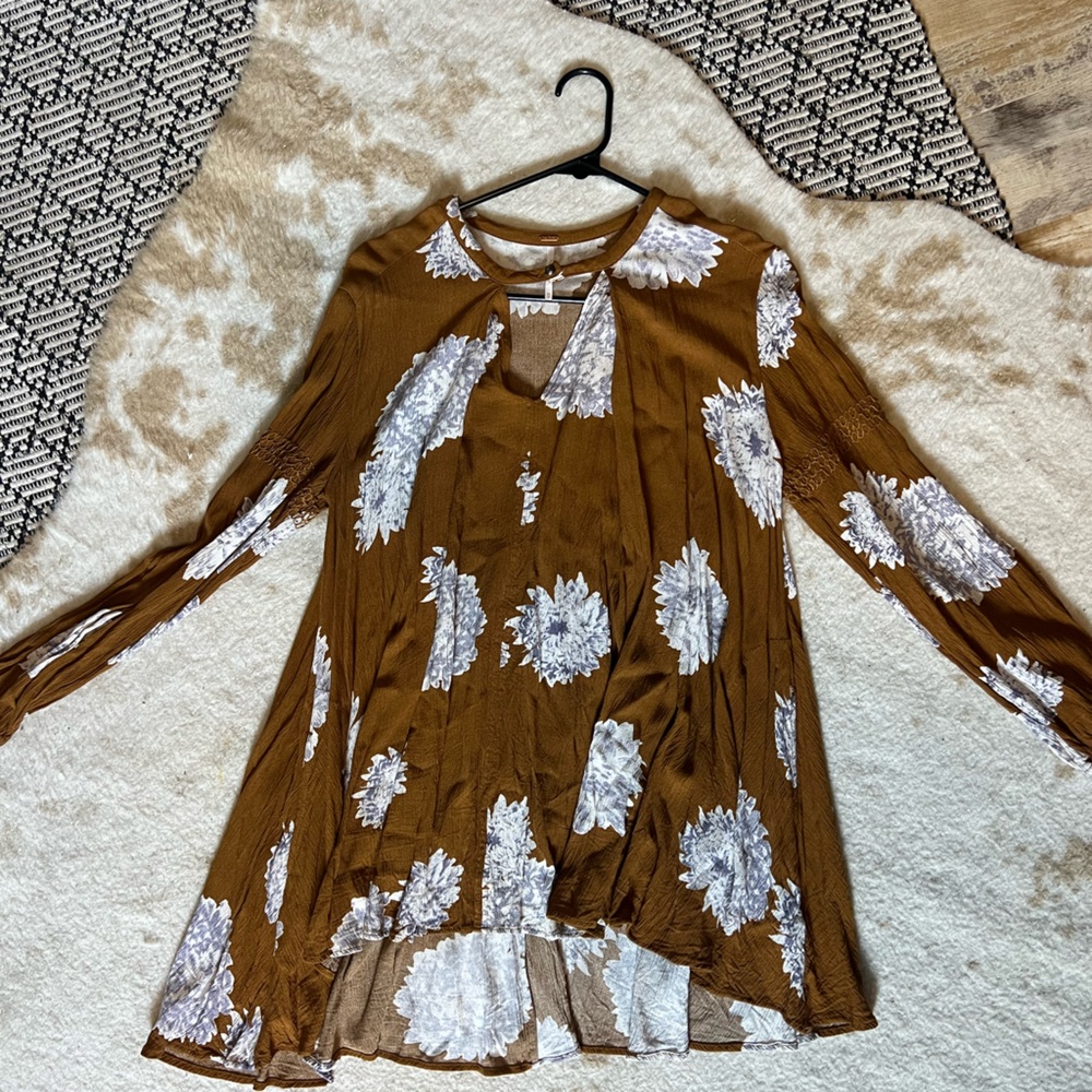 FP Movement by Free People Brown and White Tunic